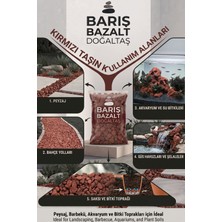 Barış Bazalt Doğaltaş Doğal Volkanik Taşı Kırığı 2-2,5 cm Dekoratif Bahçe Saksı Teraryum Akvaryum Taşı 5 kg