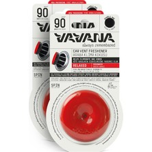 Happy Trend Vavana Spin Araba Klima Kokusu - Profesyonel Otomobil Kokusu | Bpa & Sıvı Içermez | 90 Gün Etkili - 2'li Set (Relaxed)
