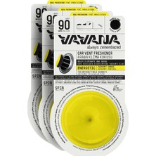 Happy Trend Vavana Spin Araba Klima Kokusu - Profesyonel Otomobil Kokusu | Bpa & Sıvı Içermez | 90 Gün Etkili | Araç Parfümü 3'lü Set (Energetıc)