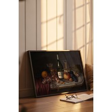 Lia Gallery Üzüm ve Şarap Çerçeveli Poster
