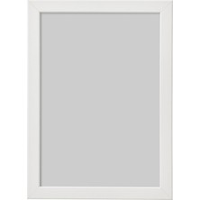 IKEA Modern Beyaz Ahşap Fotoğraf Çerçevesi 21X30 cm - Duvar/masa Üstü Dekoratif Resim Çerçevesi - Şık Tasarım