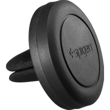 Happy Trend Spigen Air Vent Manyetik Araç Içi Telefon Tutucu + 2 Adet Manyetik Plaka (Tüm Cihazlarla Uyumlu Araç Tutacağı) Kuel A200 Black - SGP11583