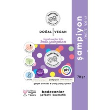 Badecanlar Şefkatli Kozmetik Boyalı ve Yıpranmış Saçlar Için Avokado ve Ylang Ylang Içeren Bitkisel Katı Şampuan 70GR