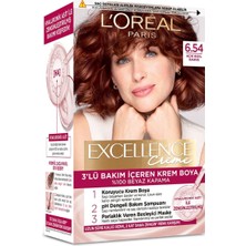 L'Oréal Paris L'oreal Paris Excellence Creme Saç Boyası 6.54 Açık Kızıl Kahve