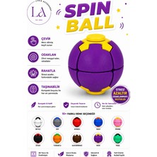 Spin Ball Stres Topu Fidget Oyuncak | Dönen Basmalı Dikkat ve Odak Geliştirici El Oyuncağı