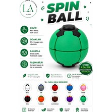 Spin Ball Stres Topu Fidget Oyuncak | Dönen Basmalı Dikkat ve Odak Geliştirici El Oyuncağı
