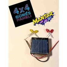Hbnc 4x4 Güneş Paneli ve Mantar LED Set – Enerjiyi Işığa Dönüştürün