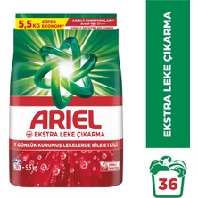 Ariel Ekstra Leke Çıkarma Toz Çamaşır Deterjanı 5.5 KG 36 Yıkama