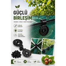 Munico 3000 Adet Fındıklık File Birleştirme Aparatı Hasat Filesi Sabitleme Klipsi Bahçe Filesi Kelepçe
