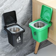 Munico Kapaklı Yaratıcı Duvara Monte Çöp Kovası, Küllük Masaüstü Oturma Odası Yatak Odası Banyo