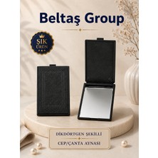 Beltaş Group Cep Aynası Katlanabilir Portatif Çanta Içi Küçük Ayna (9cm X 5,5cm)