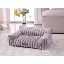 Patichill Luna Kedi Köpek Yatağı Small Gri 61X45X25 cm