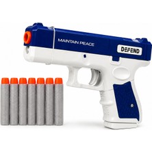 Duman Blaster Zone Glock Köpük Mermili Oyuncak Tabanca 8’li