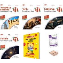 Palme Yayınevi 11.sınıf Felsefe Tarih Coğ Edb Soru Kitabı-Maarif Model 2027+TYT Deneme+Tlf Tutucu+Plan Defteri