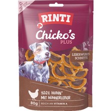 Rinti Chicko's Plus Ciğerli Et Dilimleri 80G
