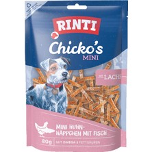 Rinti Chicko's Mini Tavuk ve Somonlu Köpek Ödülü 80GR