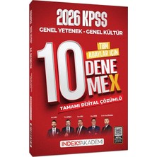 İndeks Akademi Yayıncılık 2026 Kpss Genel Yetenek Genel Kültür 10 Denemex Çözümlü