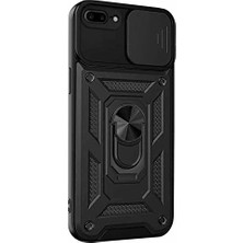 Apple iPhone 7 Plus Için Kılıf Impact Resistant Siyah [iphone 7 Plus ile Uyumlu Kılıf - Siyah]