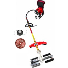 Öm-ka Royal Benzinli Sırt Tırpan + Toprak Çapalama Aparatı Set 52 cc 4.6 Hp