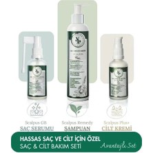 Lab Verde Di Natura Scalpus 3'lü Avantajlı Set | Kepek ve Dökülme Karşıtı Şampuan,saç Derisi Serumu ve Krem