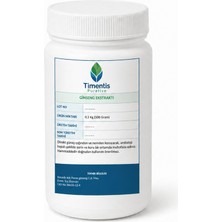Timentis Purative Ginseng Ekstraktı 100GRAM (Toz Hammadde)