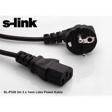 Aydogan's 3m Lüks Power Kablo - 3X1MM Kalınlıkta Yüksek Kalite