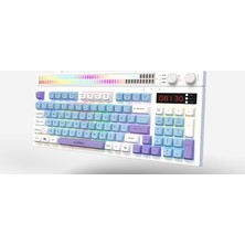 Aydogan's Çift LCD Ekranlı Rgb Ses Kontrolcülü Membran Klavye, Fonksiyonel Tasarım