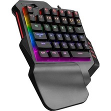 Aydogan's Rampage Miracle K1 LED Işıklı Blue Switch Mekanik Mini Gaming Oyuncu