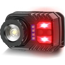 Uslucan Alışveriş Peakstar PS-571 Sensör Xpg Cob LED USB Şarj Edilebilir Lityum Pilli Zoomlu Kafa Lambası