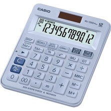 Aydogan's Casio MJ-120D Plus Mavi Işlem Kontrollü Mavi 12 Hane Masa Üstü Hesap