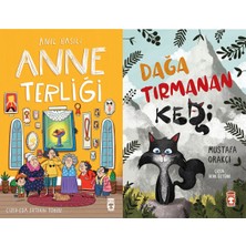 Timaş Çocuk Anne Terliği (Anıl Basılı) ve Dağa Tırmanan Kedi