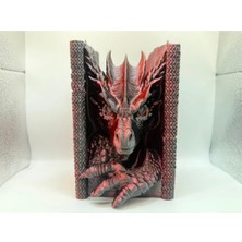 Belirtilmemiş Ejderha Tasarımlı Book Nook (Kitap Arası Dekoru)