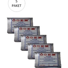 Ögem Bakkaliye Naylon Torba Üçlük 26X45 cm 1 kg 5 Paket (Takriben 675 Adet)