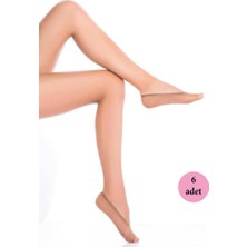 Dore 6 Adet Microfiber Suba Kadın Babet Çorap Ten 57 - 36-40