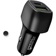 Aydogan's 6A 48WATT 1 x Usb-A 1 x Usb-C Şarj Başlığı Araç Içi Şarj AC85