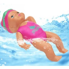 Empressco Oyuncak Banyo Eğitici Suda Yüzen Bebek Kurmalı Boyu 15 cm 01115