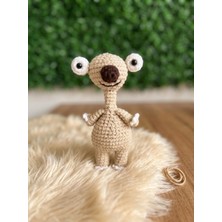Sevimli İlmekler Amigurumi Sid Anahtarlık
