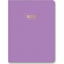 Le Color Notes Mini Defter Çizgili Mor 14X20 cm