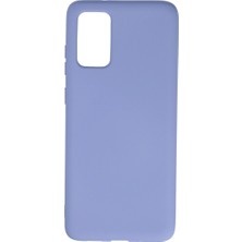 Samsung Galaxy S20 Plus Kılıf Nano Içi Kadife Silikon - Lila