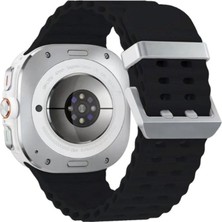 Mudanis Watch 7 Ultra KR417 Rug Silikon Kordon - Siyah