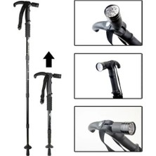 Boya Göre Ayarlı Işıklı Yürüyüş Bastonu LED Güçlü Aydınlatmalı Ergonomik Tasarım Wt-0
