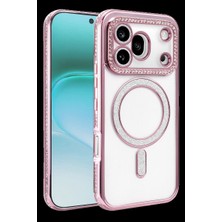 Royaleks Huawei Honor 600 Pro Joke Simli Magneticsafe Kılıf - Pembe