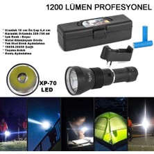Royaleks 1200 Lümen Profesyonel Şarjlı El Feneri  WT-655