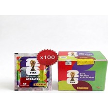 Panini 100 Paket (700 Sticker) Fıfa World Cup 2026 Stıcker Resmi Lisanslı Çıkartma 100'LÜ