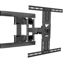 Hype Store Nb North Bayou Tv Duvara Montaj Döner Tv Braketi 45-75 Düz Ekran Tv Vesa Için Tam Hareket 600X400MM'