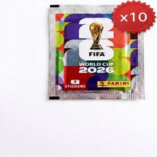 Panini World Cup 2026 Lisanlı Sticker Paketi - X10 Adet (70 Sticker)