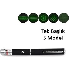 Yeşil Lazer Pointer 500 Mw 15 Km Etkili (Tek Başlık 5 Model)