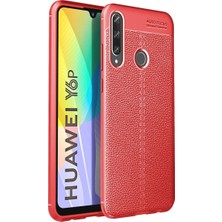 Huawei Y6P Kılıf Auto Focus Kapak - Kırmızı