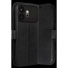 Royaleks Huawei Honor 600 Trend S Plus Kapaklı Kılıf - Siyah