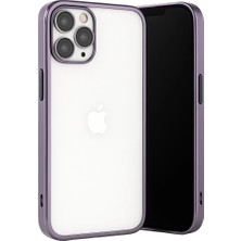Apple Iphone 13 Pro Max Kılıf Razer Lensli Silikon - Mor